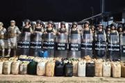 Marinos comisan más de 1.000 litros de combustible en intervención “Frontera Segura”