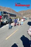 Reportan violento choque de una flota en la carretera Potosí–Sucre