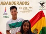 Moscoso y Quispe llevarán la bandera de Bolivia en los Juegos Suramericanos