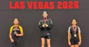 ¡Bolivia en lo más alto! Francielly Ruiz gana el oro en el torneo infantil UFC BJJ Open