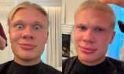 Erling Haaland deja el estilo vikingo y sorprende con su nuevo look en Inglaterra