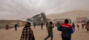 Fuertes vientos derriban escenario de la Fexpo CAM Turco 2026 en Oruro