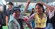 Albertina Sacaca sorprende al compartir escenario con Fabio Zambrana y Los Kjarkas en EEUU