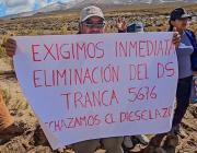 Sectores amenazan con romper el estado de excepción si no se abroga el DS 5676