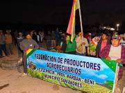 Beni: productores de Marbán bloquean el puente San Pablo y exigen anular decreto sobre precio del combustible