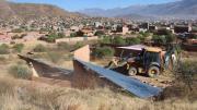 Alcaldía de Sacaba demuele 60 construcciones ilegales en la zona de El Abra