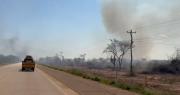 Múltiples focos de incendios forestales alertan a San José de Chiquitos