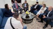 Pese a que según el gobierno, Cerimedo no tuvo un rol clave, participó junto a Paz y Aramayo en reunión con congresista de EEUU