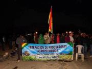 Productores de la provincia Marbán retoman el bloqueo en el puente San Pablo