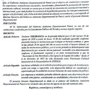 Ch’utillos: Tolerancia rige desde el mediodía de este viernes para trabajadores públicos y privados