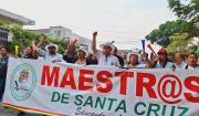 Maestros urbanos de Santa Cruz denuncian 1.000 ítems sin presupuesto y anuncian movilizaciones