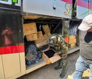 Secuestran marihuana camuflada dentro de una estructura metálica enviada como encomienda