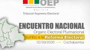 El TSE convoca a un Encuentro Nacional para avanzar en una reforma electoral