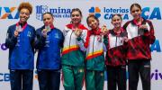Bolivia gana 5 oros en el Sudamericano de trampolín en Brasil