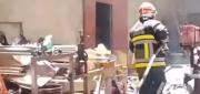 UNA MUJER RESULTA HERIDA TRAS INCENDIO EN FÁBRICA DE SERPENTINAS EN EL ALTO