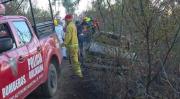 Reportan el deceso de dos personas en un auto incendiado en Tarija