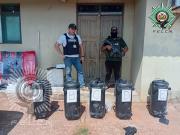 Incautan 75 paquetes de marihuana ocultos en compresores de aire en Guayaramerín