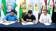 Gobernación y Alcaldía sacabeña firman convenio para ejecutar la avenida Circunvalación Norte
