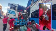 Conductor de 30 años resulta herido tras quedar atrapado en un accidente de tránsito en Potosí