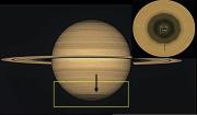 Descubren una estructura en forma de decágono en las nubes de Saturno