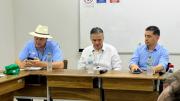 Ministro de Defensa llega a Cuatro Cañadas para dialogar con los movilizados