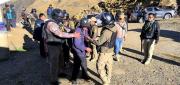 POLICÍA INTERVIENE ÁREA MINERA Y APREHENDE A 18 PERSONAS EN SORATA