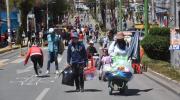Se inicia el Día del Peatón en La Paz con actividades recreativas, deportivas y culturales