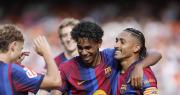 Lamine Yamal lidera la goleada 5-0 del Barcelona al Valencia