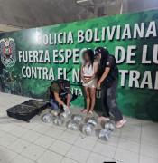 Felcn secuestra marihuana valuada en $us 13.900 durante operativo en Montero, Santa Cruz