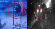 Cámaras captan cuando un grupo armado irrumpe en una casa y se lleva a una mujer
