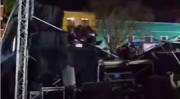 Fuertes vientos derriban escenario durante fiesta patronal en Tiwanaku