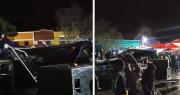 Policía reporta cuatro heridos tras el colapso de un escenario en una fiesta patronal en Tiahuanaco