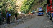 ABC dispone cierre temporal del tránsito en un tramo de la ruta hacia los Valles cruceños por las intensas lluvias