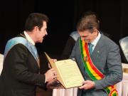 Cochabamba declara Huésped de Honor al presidente Rodrigo Paz