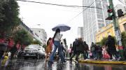 El Senamhi prevé lluvias, tormentas eléctricas y nevadas desde el miércoles en La Paz