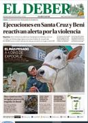 Portadas de los periódicos de Bolivia del lunes 14 de septiembre del 2026