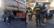 Incendio en un restaurante alcanza a un edificio y deja a una persona afectada por el humo