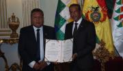 Posesionan a Fernando Camacho como embajador de Bolivia en Paraguay