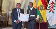 Luis Fernando Camacho jura como embajador de Bolivia ante Paraguay