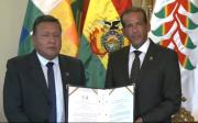Posesionan a Luis Fernando Camacho como nuevo embajador de Bolivia en Paraguay