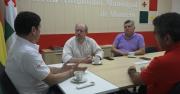 Alcalde y viceministro de Autonomías coordinan proyectos y programas para Montero