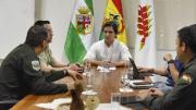 ‘Mamén’ se reúne con el comandante Álvarez, para coordinar acciones contra la inseguridad