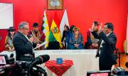 EXDIRIGENTE ROBERTO DE LA CRUZ ASUME COMO RECTOR DE LA UNIBOL AYMARA