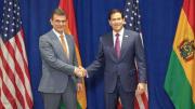 Rubio se reúne con Paz y resalta apoyo de EEUU respecto al FMI y reformas en Bolivia