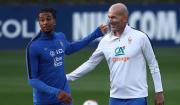 Zidane dirige su primera práctica al mando de Francia