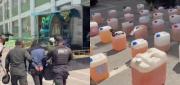 APREHENDEN A JOVEN CON MÁS DE 350 LITROS DE GASOLINA EN LA PAZ