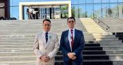 Lara se muestra con Vidovic en Paraguay y en un comunicado se refleja que sigue como funcionario de Vicepresidencia
