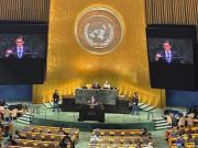Ante la ONU, Paz plantea que Bolivia participe en la transición energética y tecnológica mundial