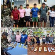Detienen a pasajeros con 625 cápsulas de droga