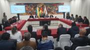 Paz y alcaldes de las nueve capitales y El Alto se reúnen para perfilar el 50-50